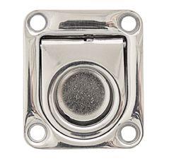 Einlassgriff Edelstahl mit Feder 65x55mm