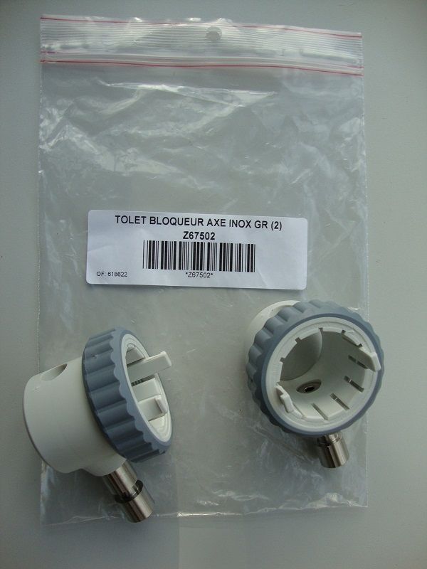 Rudergabel-Kit grau schraubbar Z67502