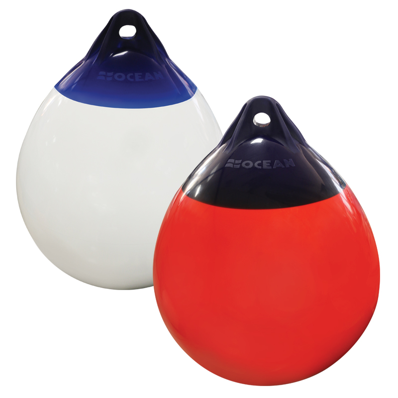 Ocean Kugelfender R-Serie rot/blau R0 22x30 cm