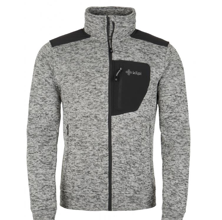 Fleecejacke Herren mit Strickoptik S