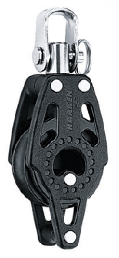 Harken 29mm Carbo Block mit Wirbel und Hundsfott