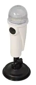 [30364] LED Nav-Licht Signal weiß Super-Saugfuß 20cm hoch