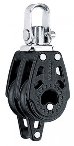 [40771] Harken 29mm Carbo Doppelblock mit Wirbel und Hundsfott