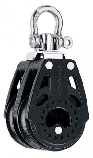[40756] Harken 40mm Carbo Doppelblock mit Wirbel