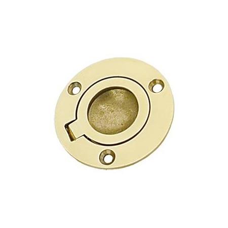 [29944] Einlassgriff Messing 60mm RUND