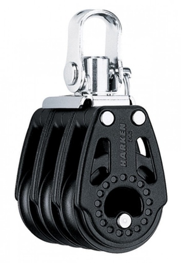 [40772] Harken 29mm Carbo Dreifachblock mit Wirbel