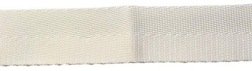 [28166] Gurtband Polyester 15 mm weiß