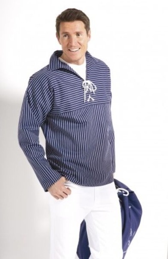 Fischerhemd, Takelhemd gestreift blau/weiss