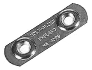 [31141] Holt Allen Fußgurtplatten Edelstahl SB-Pack per Paar