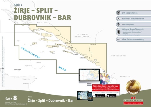 [30818] Sportbootkarten Satz 8: Adria 2