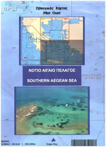 [1819/501] General Chart GPC 1- Southern Aegean Sea