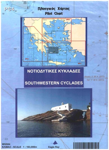 [1819/604] Pilot Chart PC 4 - Southwestern Cyclades