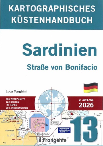 [1826/013] Kartographischer Hafenführer 13 - Sardinien und die Straße von Bonifacio
