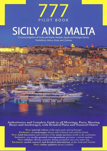 [1826/124] 777-Pilot Book (4) - Sicily and Malta (Circumnavigation of Sicily an Malta, Aeolian,