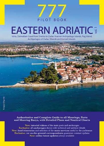 [1826/125] 777-Pilot Book (5) - Eastern Adriatic (Volume 1) - Istria - Dalmation Coast vom Smrika to Zadar,