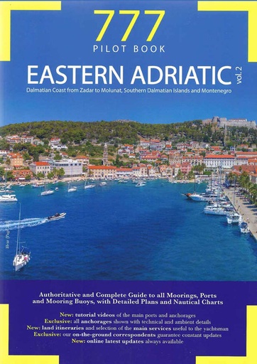 [1826/127] 777-Pilot Book (7) - Eastern Adriatic (Volume 2) - Dalmatian Coast from Zadar to Molunat,