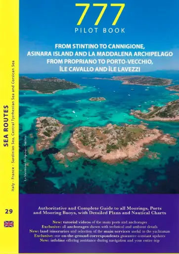 [1826/169] 777-Pilot Book - Sea Routes 29 - Sardinian Sea, Central Tyrrhenian Sea and Corsica Sea