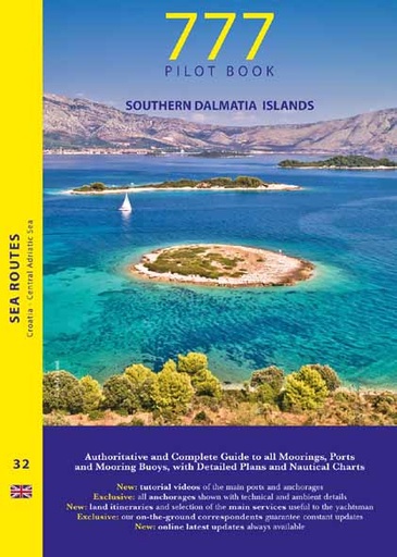 [1826/172] 777-Pilot Book - Sea Routes 32 - Croatia - Southern Dalmatian Islands