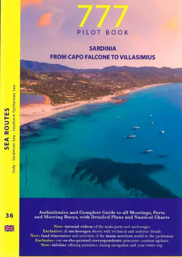 [1826/176] 777-Pilot Book - Sea Routes 36 - Italy - Sardinian Sea - Southern Tyrrhenian Sea