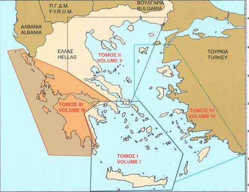 [1826/723] Greece Sea Guide Volume III - Ionian Sea, West Coast of the Mainland and Peloponnisos